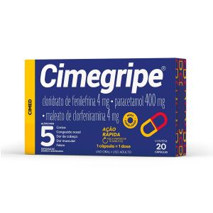 CIMEGRIPE COM 20 CÁPSULAS