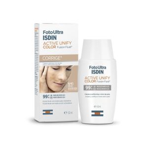 CLAREADOR FACIAL ISDIN FOTOULTRA ACTIVE UNIFY FUSION FLUID COLOR FPS 99 50ML