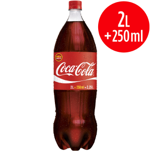 REFRIGERANTE COCA COLA COM 2L+250ML