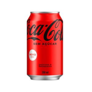 COCA COLA  350ML ZERO AÇUCAR