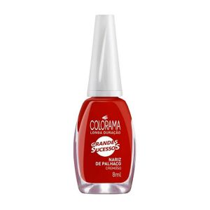 ESMALTE CREMOSO COLORAMA GRANDES SUCESSOS NARIZ DE PALHAÇO COM 8ML