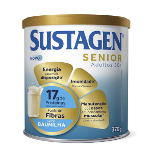 COMPLEMENTO ALIMENTAR SUSTAGEN SENIOR ADULTOS 50+ BAUNILHA 370G