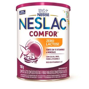 COMPOSTO LÁCTEO NESLAC COMFOR ZERO LACTOSE NESTLÉ 700G
