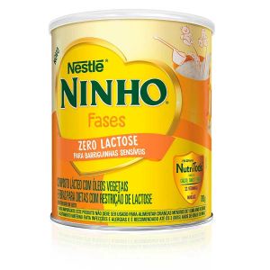 COMPOSTO LÁCTEO NINHO FASES ZERO LACTOSE COM 700G