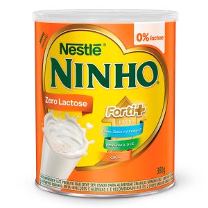 COMPOSTO LÁCTEO NINHO FORTI+ ZERO LACTOSE COM 380G