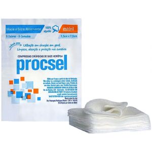 COMPRESSA CIRÚRGICA DE GAZE HIDRÓFILA PROCSEL