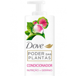 CONDICIONADOR DOVE PODER DAS PLANTAS NUTRIÇÃO + GERÂNIO COM 300ML