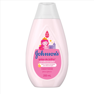 CONDICIONADOR INFANTIL JOHNSON'S GOTAS DE BRILHO COM 200ML