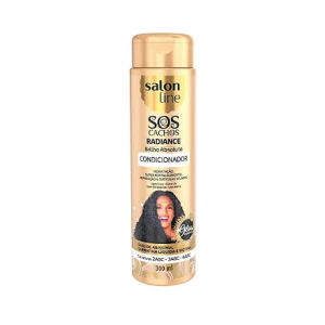 CONDICIONADOR SALON LINE S.O.S CACHOS RADIANCE BRILHO ABSOLUTO 300ML