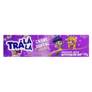 CREME DENTAL TRÁLÁLÁ KIDS ANTIAÇÚCAR 50G