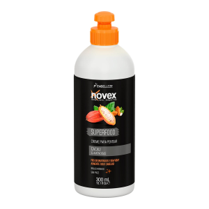 CREME PARA PENTEAR NOVEX SUPERFOOD CACAU & AMÊNDOAS COM 300ML