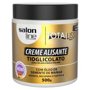 CREME ALISANTE ÓLEO SEMENTE DE MANGA MÉDIO SALON LINE 500GR