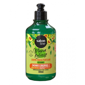 CREME DE PENTEAR SALON LINE MARIA NATUREZA CACHOS E CRESPOS 300ML