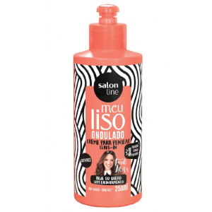 CREME DE PENTEAR SALON LINE MEU LISO ONDULADO LEAVE IN 250ML