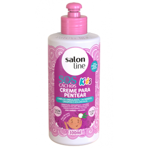 CREME DE PENTEAR SALON LINE SOS KIDS HIDRATAÇÃO COM 300ML SALON LINE 