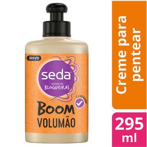 CREME DE PENTEAR SEDA  BOOM VOLUMAO COM 295ML