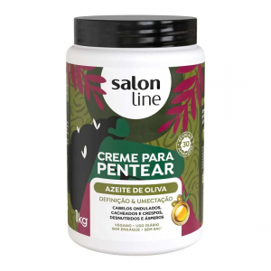 CREME PARA PENTEAR SALON LINE AZEITE DE OLIVIA 1KG