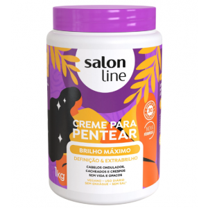 CREME PARA PENTEAR BRILHO MÁXIMO SALON LINE 1KG