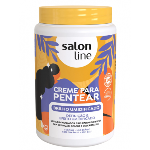 CREME PARA PENTEAR BRILHO UMIDIFICADO SALON LINE 1KG