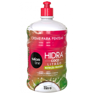 CREME PARA PENTEAR CACHOS DE COCO COM 1 KG SALON LINE 