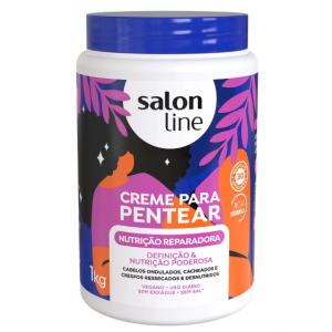 CREME PARA PENTEAR NUTRIÇÃO REPARADORA SALON LINE 1KG
