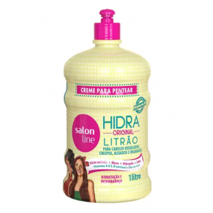 CREME PARA PENTEAR SALON LINE HIDRA ORIGINAL LITRÃO 1 LITRO
