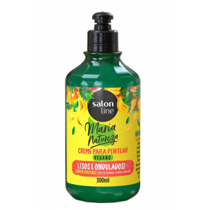 CREME PARA PENTEAR SALON LINE MARIA NATUREZA LISOS E ONDULADOS 300ML