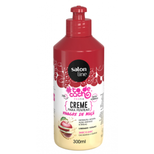CREME PARA PENTEAR #TODECACHO VINAGRE DE MAÇÃ SALON LINE 300ML