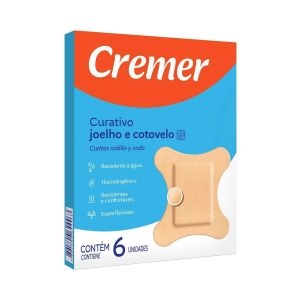 CURATIVO CREMER JOELHO/COTOVELO COM 6 UNIDADES
