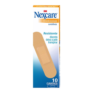 CURATIVO NEXCARE TRADICIONAL COM 10 UNIDADES