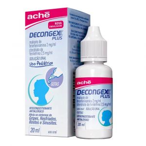 DECONGEX PLUS INFANTIL GOTAS COM 20ML