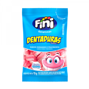 BALA FINI DENTADURAS COM 15G