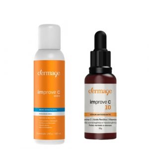DERMAGE KIT SÉRUM IMPROVE C10 30G + BRUMA C ACQUA COM 148G