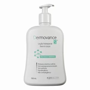 LOÇÃO HIDRATANTE DERMOVANCES ROSTO E CORPO PELE SECA E SENSÍVEL 500ML