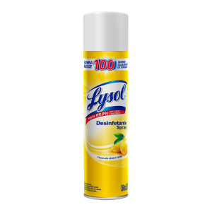 DESINFETANTE LYSOL FLORES DE LIMA E LIMÃO SPRAY COM 354G