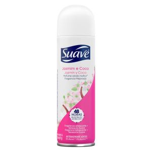DESODORANTE AEROSOL ANTITRANSPIRANTE SUAVE FEMININO JASMIM E COCO COM 150ML