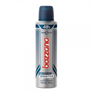 DESODORANTE AEROSOL BOZZANO SENSITIVE SEM PERFUME 48H 150ML