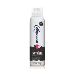 DESODORANTE AEROSOL MONANGE INVISIBLE COM 150ML