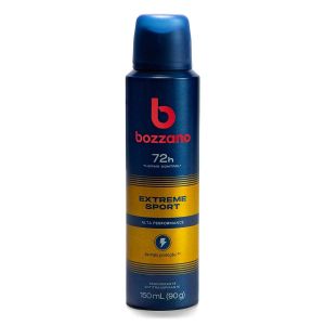 DESODORANTE AEROSSOL ANTITRANSPIRANTE MASCULINO BOZZANO EXTREME SPORT COM 150ML