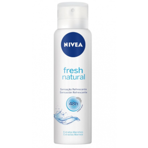 DESODORANTE AEROSSOL NIVEA FEMININO FRESH NATURAL 150ML