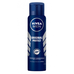 DESODORANTE ANTITRANSPIRANTE AEROSOL NIVEA MEN ORIGINAL PROTECT 48H COM 150ML