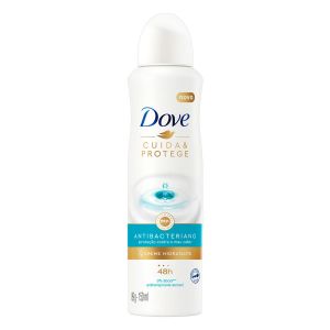 DESODORANTE DOVE CUIDA & PROTEGE ANTIBACTERIANO AEROSOL ANTITRANSPIRANTE COM 150ML