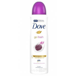 DESODORANTE DOVE GO FRESH AMORA E FLOR DE LÓTUS AEROSSOL ANTITRANSPIRANTE COM 150ML