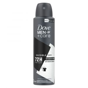 DESODORANTE DOVE MEN +CARE INVISIBLE DRY AEROSSOL ANTITRANSPIRANTE COM 150ML