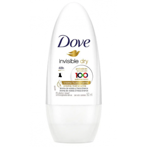 DESODORANTE DOVE ROLL ON INVISIBLE DRY FEMININO 50ML