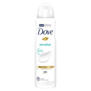DESODORANTE DOVE SENSITIVE SEM PERFUME AEROSSOL ANTITRANSPIRANTE COM 150ML