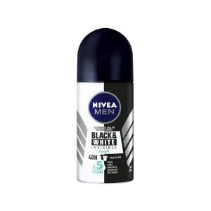 DESODORANTE NIVEA MEN INVISIBLE BLACK & WHITE FRESH ROLL-ON ANTITRANSPIRANTE COM 50ML