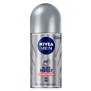 DESODORANTE NIVEA MEN SILVER PROTECT ROLL-ON 50ML