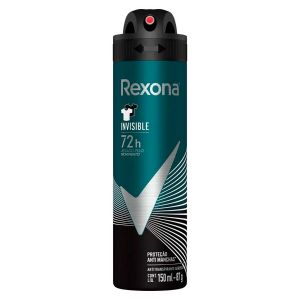 DESODORANTE REXONA MEN INVISIBLE AEROSOL ANTITRANSPIRANTE COM 150ML