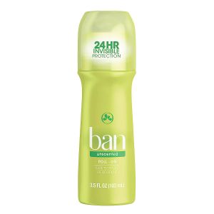 DESODORANTE ROLL-ON BAN UNSCENTED SEM PERFUME COM 103ML